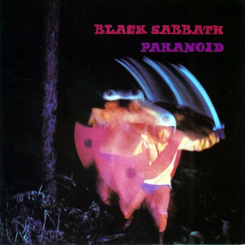 Paranoid album cover, Black Sabbath