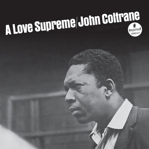 A Love Supreme album cover, John Coltrane