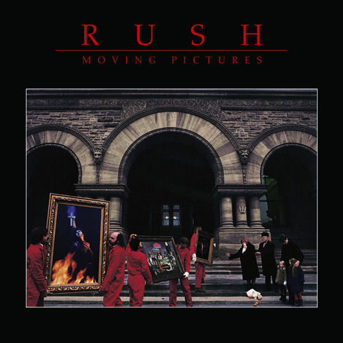 Moving Pictures album cover, Rush