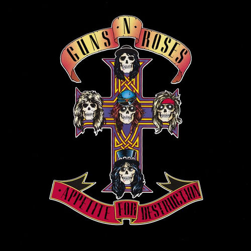 Appetite for Destruction album cover, Guns N' Roses