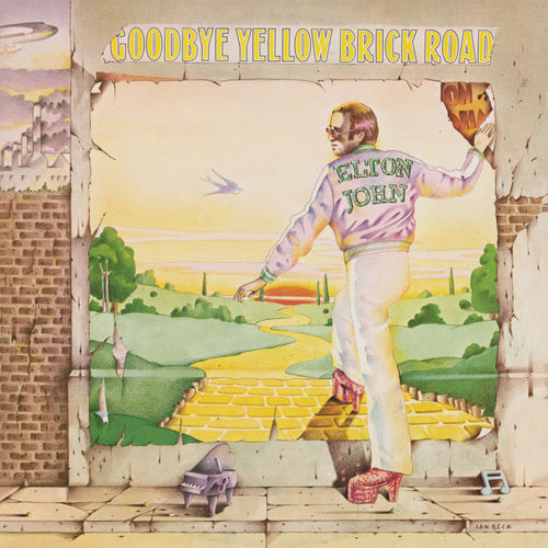 Goodbye Yellow Brick Road album cover, Elton John